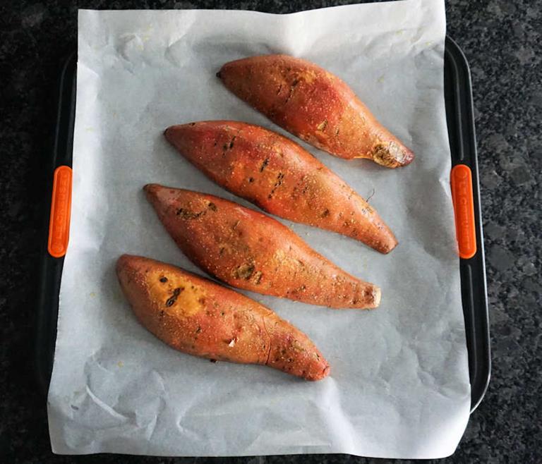 Sweet Potatoes With Black Beans | Recipe | Cuisine Fiend